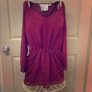 Maroon blouse